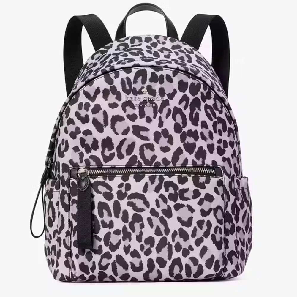 Kate Spade Chelsea Spotted Leopard Medium Backpack
Violet Mist
NWT - Picture 4 of 16